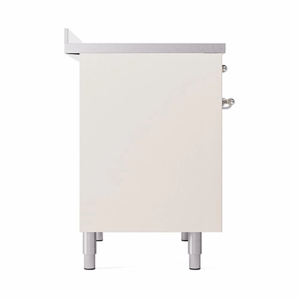 Ilve UNDI406QNMPAWC Ilve Undi406Qnmpawc Nostalgie Ii Noblesse 40" Induction Range (Solid Door, Antique White, Chrome)