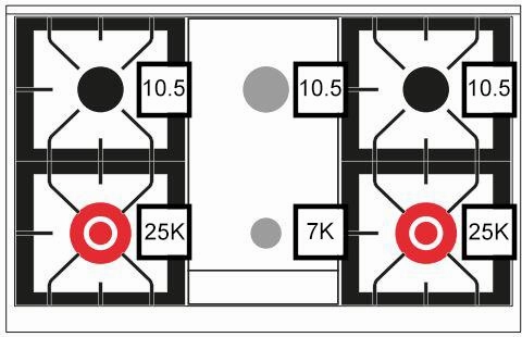 Ilve UPD40FNMPMGB Nostalgie Ii 40 Inch Dual Fuel Natural Gas Freestanding Range In Matte Graphite With Bronze Trim