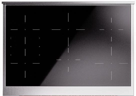 Ilve UPI366QNMPMGG Nostalgie Ii 36 Inch Electric Freestanding Range In Matte Graphite With Brass Trim