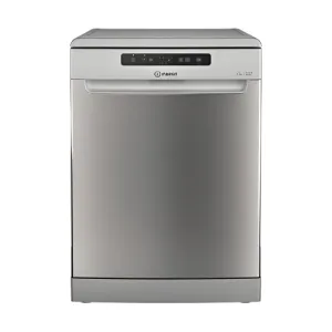 Indesit Dishwasher Freestanding A   , 9Programmes, 14Sets, Auto Open Door, Stainless Steel