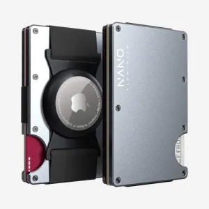 Airtag Cash Strap Wallet (Spyder Grey) Limited Stock Offer Shop Save Big