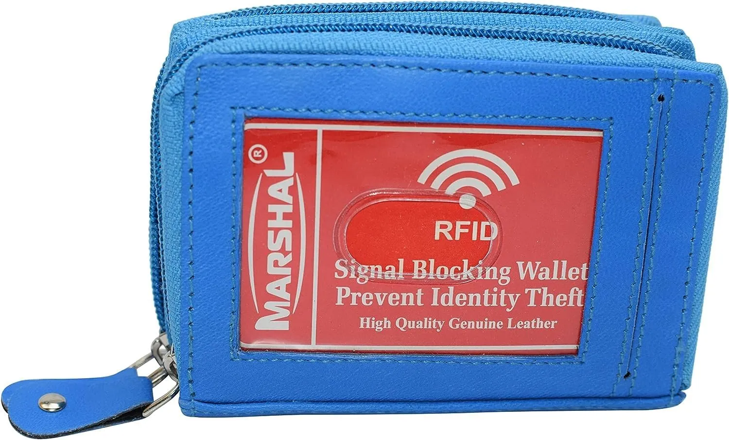 Marshal Small Genuine Leather Wallet For Women, Rfid Blocking Credit Card Holder Wallet (Light Green) Save Big Online Big Sale Today