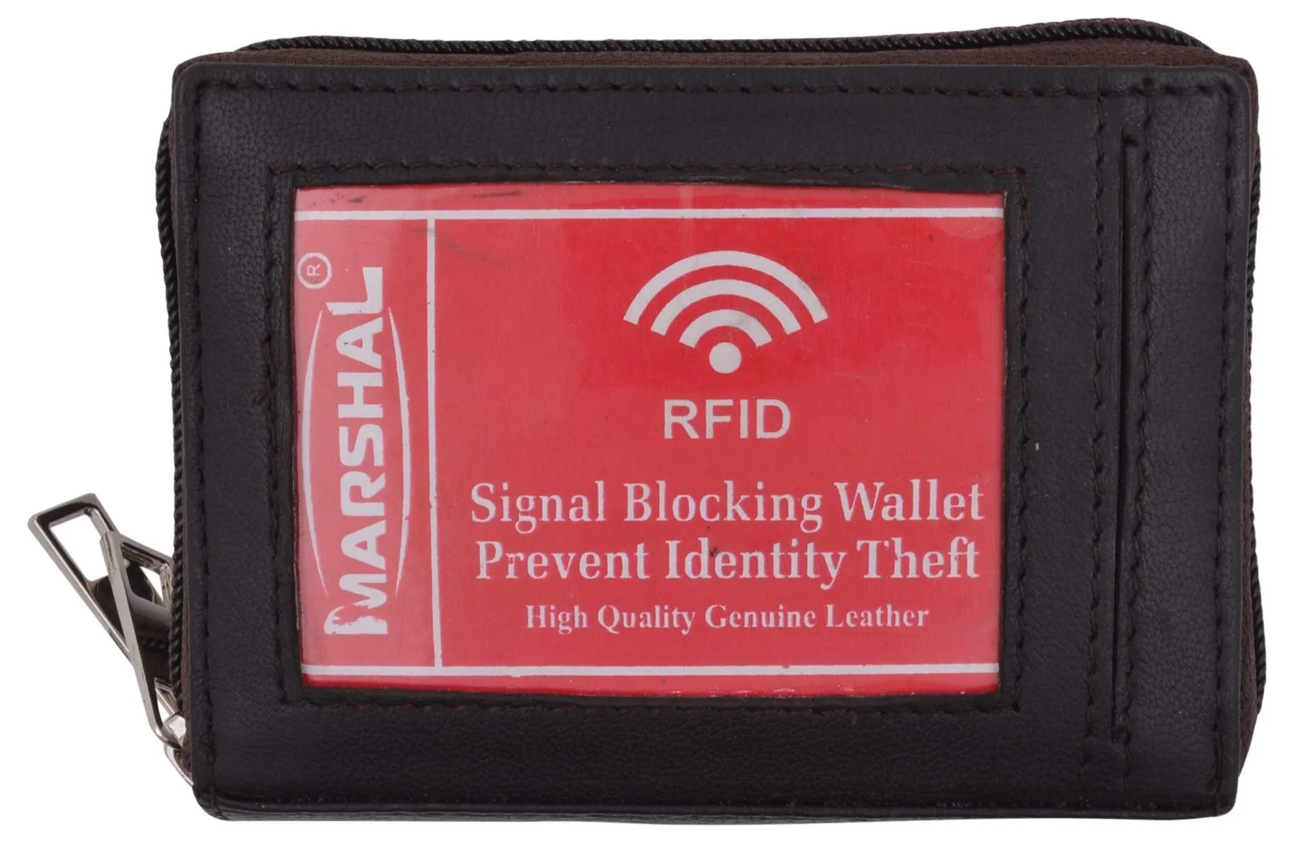 Daily Special Offer Weekend Sale Special Marshal Small Genuine Leather Wallet For Women, Rfid Blocking Credit Card Holder Wallet (Light Green)