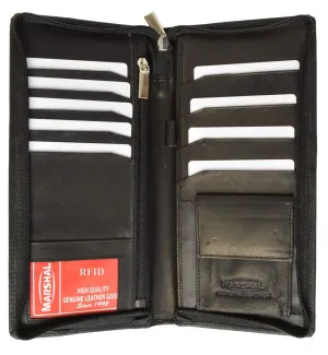 MustHave Gift Ideas Passport Cover Id Holder Wallet Credit Card Travel Case Rfid 663 (C)