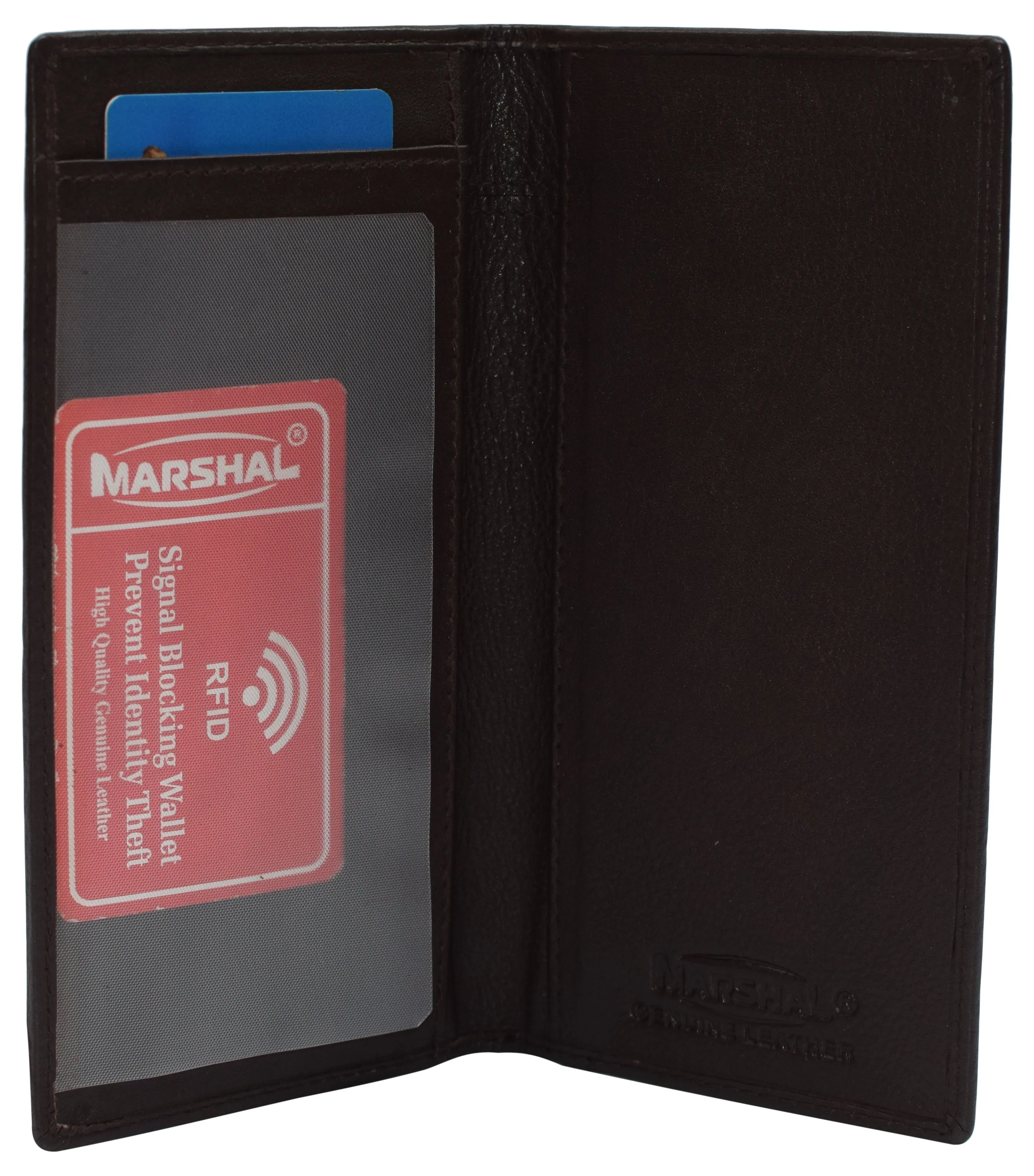 Leather Checkbook Cover For Men Women Rfid Blocking By Marshal Special Steal Event