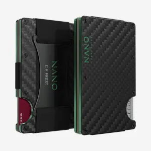 MustHave Deal 005 Personalised Cash Strap Wallet (Stealth Black/Viper Green)
