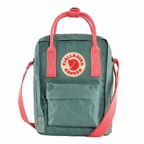 Fjallraven Kanken Sling Cross Body Bag Frost Green / Peach Pink Best Deal Alert