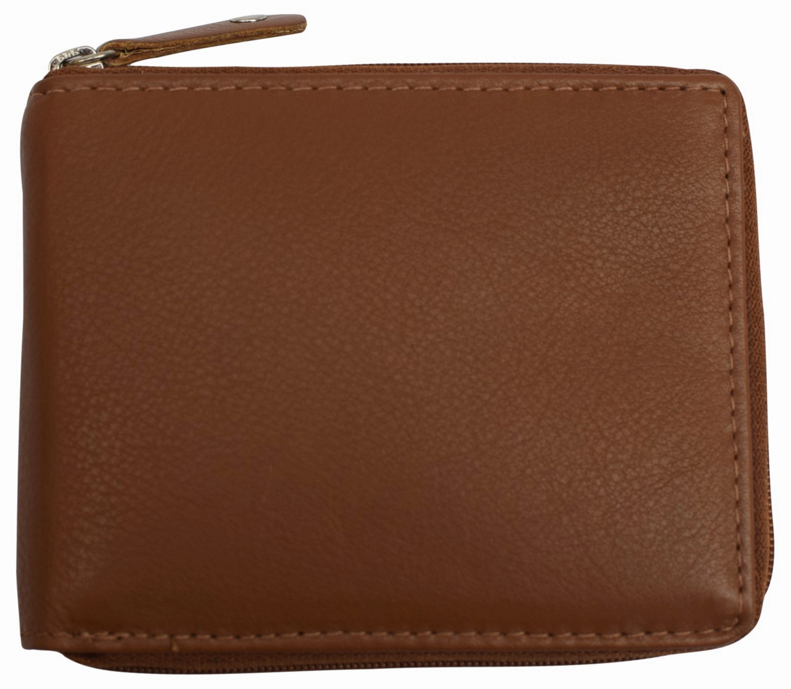 Price Drop Frenzy Men'S Zipper Rfid Blocking Premium Leather Zip-Around Id Bifold Wallet By Swiss Marshall