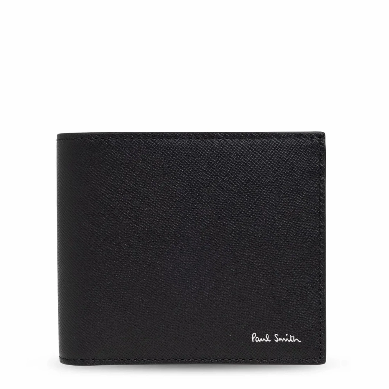 MustHave Deal Save More Online Paul Smith Mini Stripe Leather Billfold Wallet Black