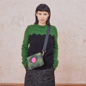 Dont Miss Out Flash Sale Alert Slim Crossbody Bag - Oval Stem Forest