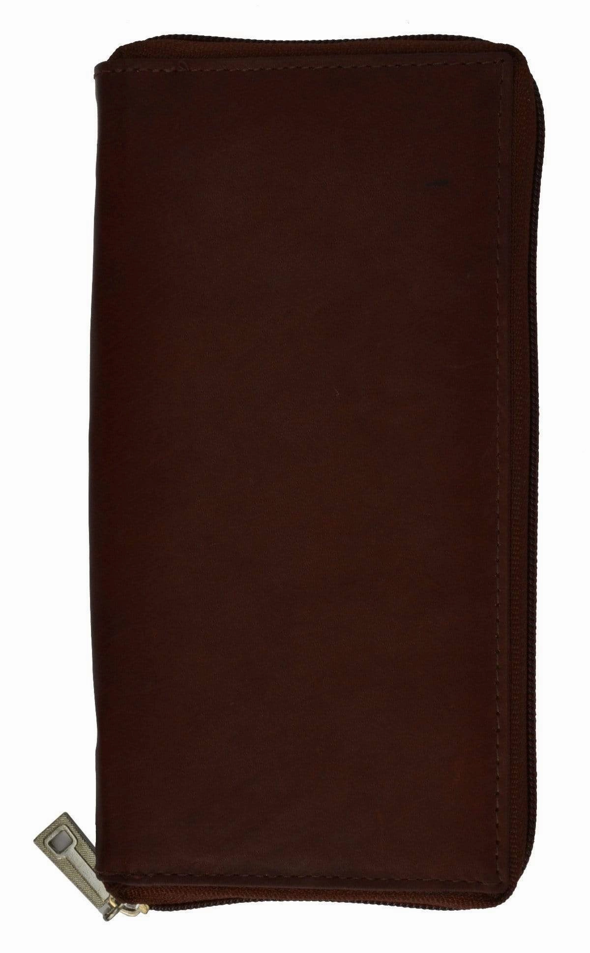 Ladies Slim Checkbook Style Leather Wallet Purse Clutch 7575 Cf (C) Special Surprise Sale
