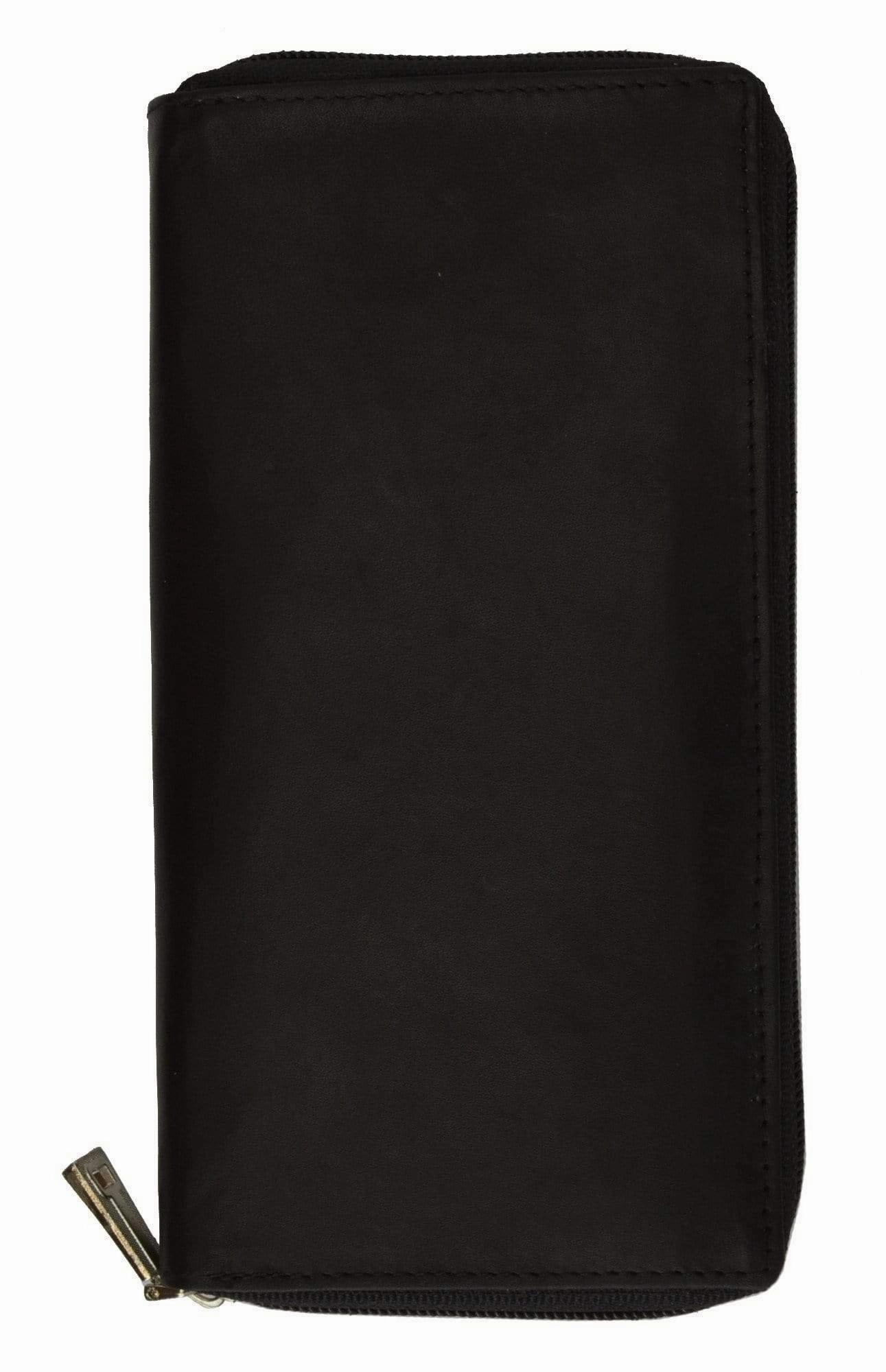Ladies Slim Checkbook Style Leather Wallet Purse Clutch 7575 Cf (C) Flash Discount Today