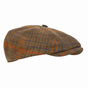 William Powell Bakerboy Tweed Cap -  Milton Today Only Hot Sale Big Clearance Event