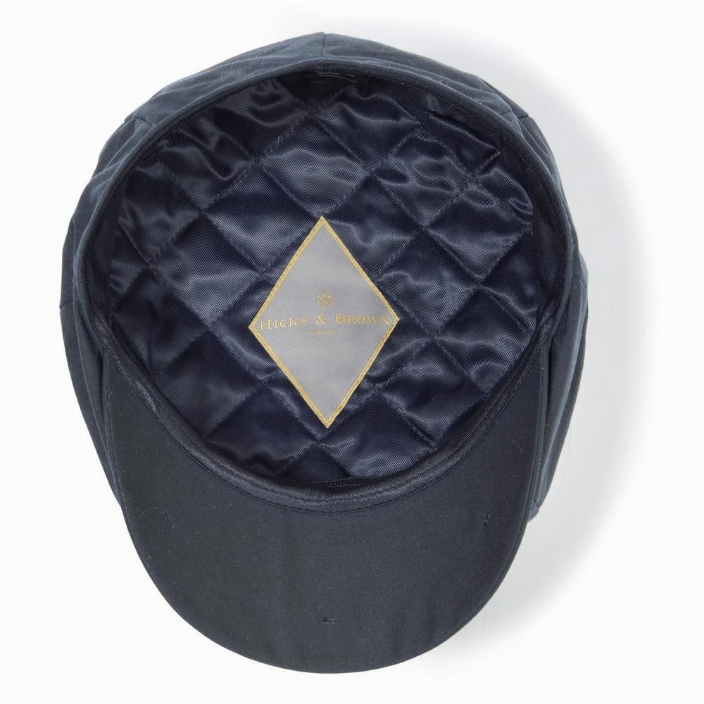 Dont Miss Out Hicks & Brown Hengrave Bakerboy Wax Cap - Navy