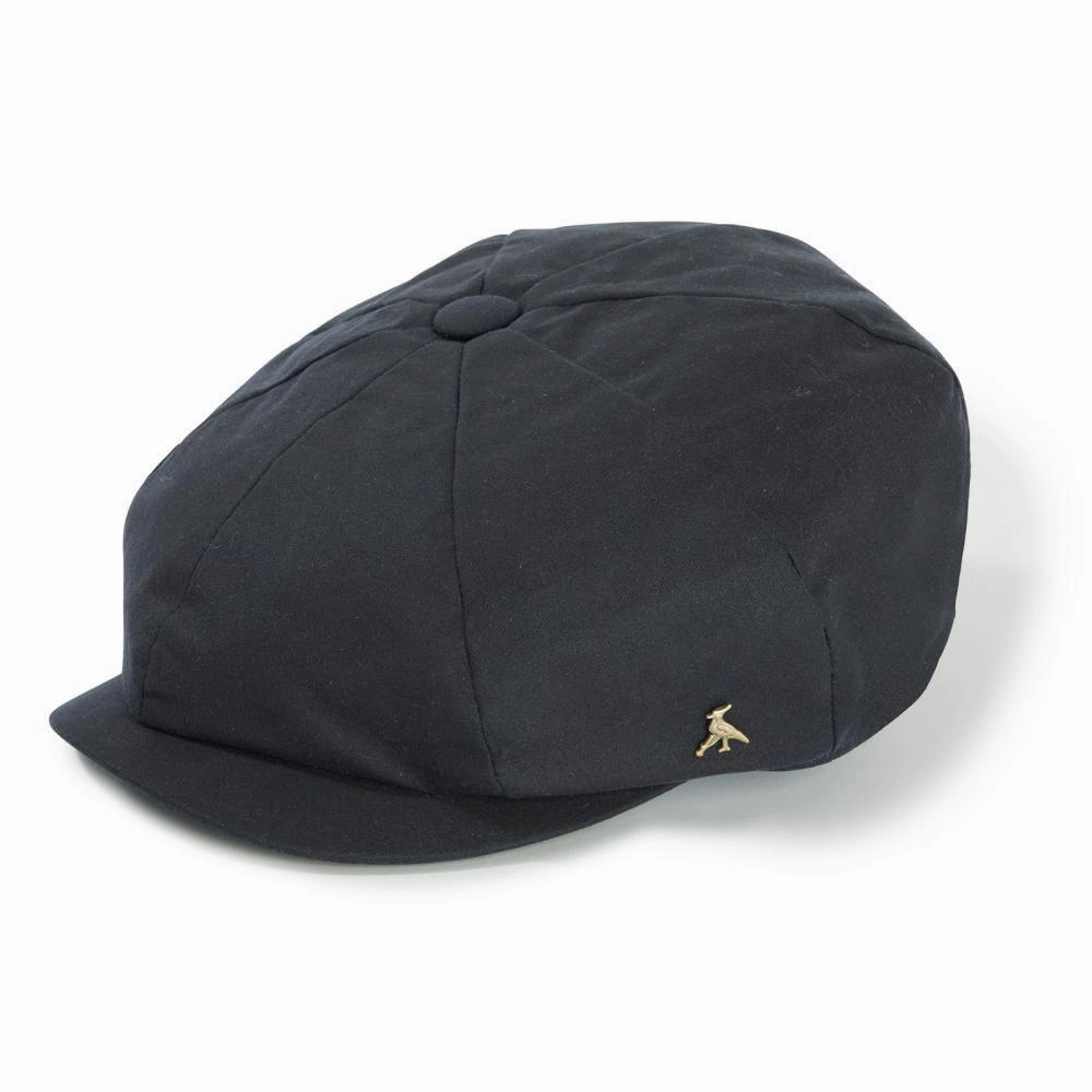 Shop Hot Picks Hicks & Brown Hengrave Bakerboy Wax Cap - Navy