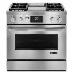 Jennair JDRP536WP Pro-Style 36" Dual-Fuel Range With Griddle And Multimode Convection