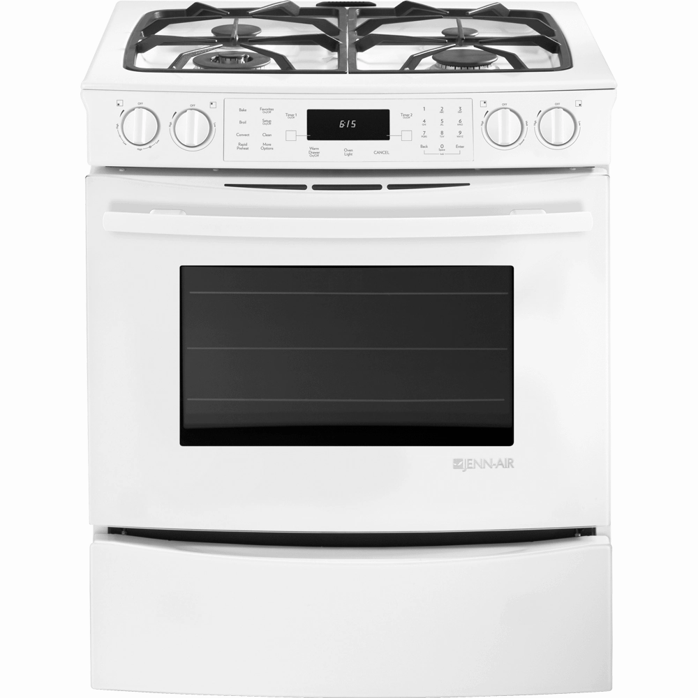 Jennair JDS8850CDW 30" Slide-In Dual-Fuel Range With Convection