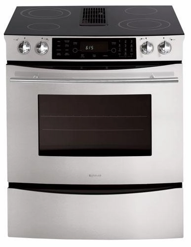 Jennair JES9900BCS Jenn-Air Electric Downdraft Slide-In Range
