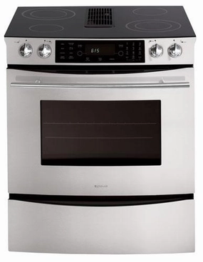Jennair JES9900BCS Jenn-Air Electric Downdraft Slide-In Range