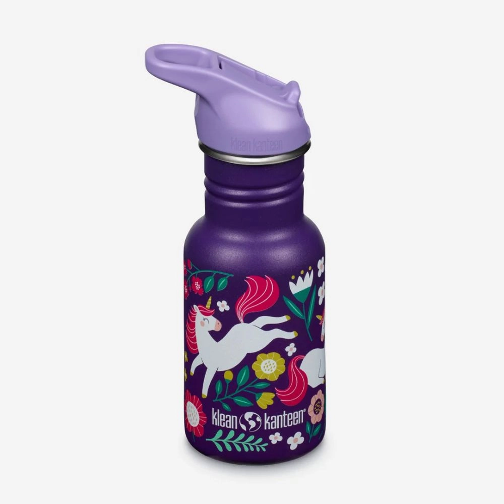 Klean Kanteen Kids 12Oz 355Ml Stainless Steel Water Bottle With Flip Seal Sport Cap & Straw Best Deal Today Today Only Hot Sale