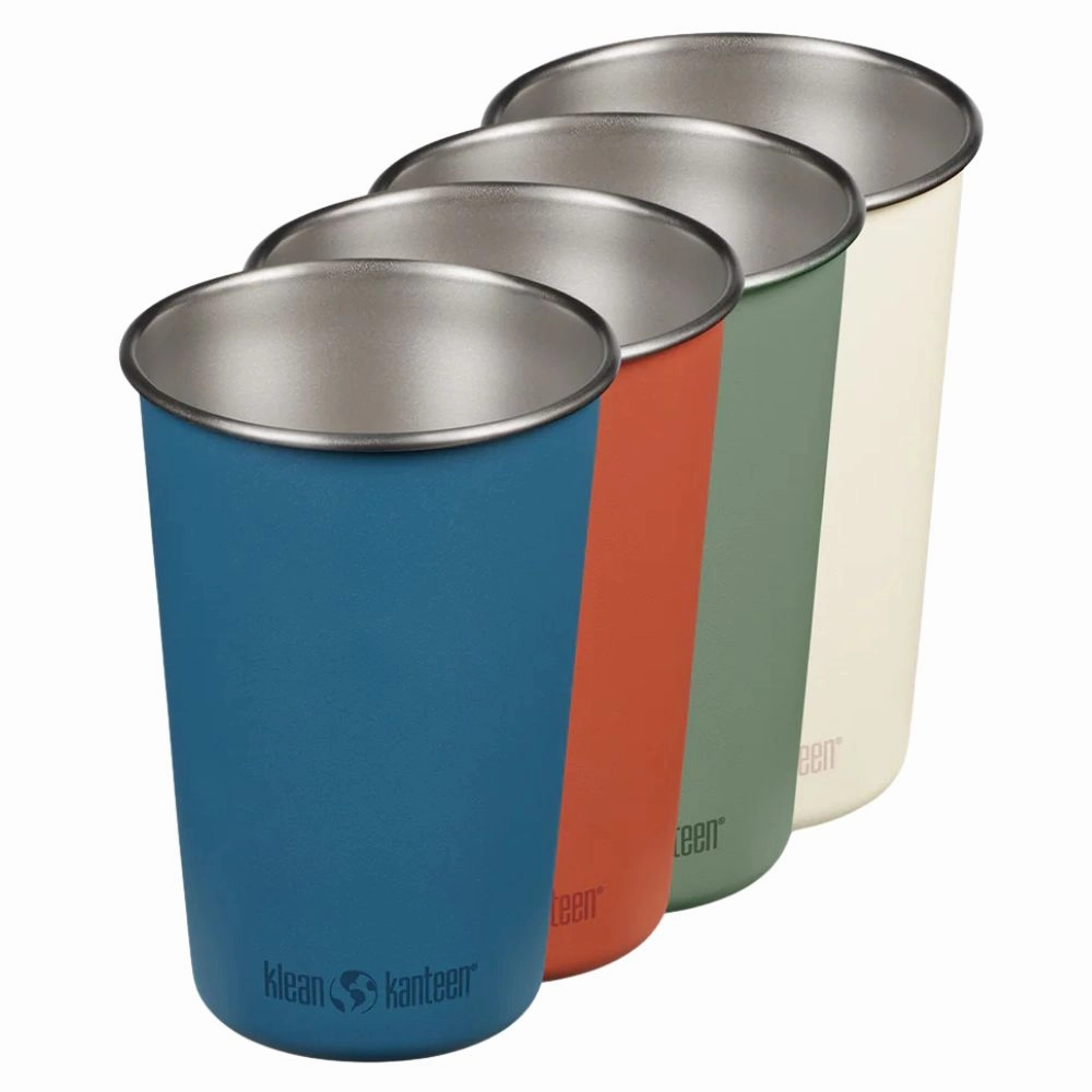 Klean Kanteen Stainless Steel Cups 4Pk 16Oz - Partake Flash Offer Today Steal Todays Offer