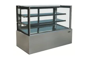 Kool-It - KBF-48, 48" Flat Glass Display Case With 13.7 cu.ft Capacity Refrigerated