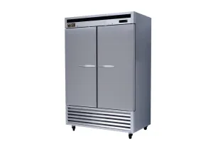 Kool-It - KBSF-2, 54" DOUBLE SOLID DOOR BOTTOM MOUNT FREEZER