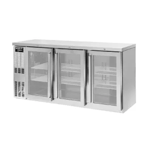 Kool-It - KNB-72-3SG, 72" STAINLESS STEEL BACK BARS