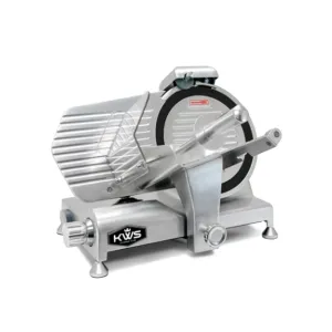 KWS - MS-10DT, Commercial 10" Electric Meat Slicer Aluminum Alloy Base and Teflon Blade