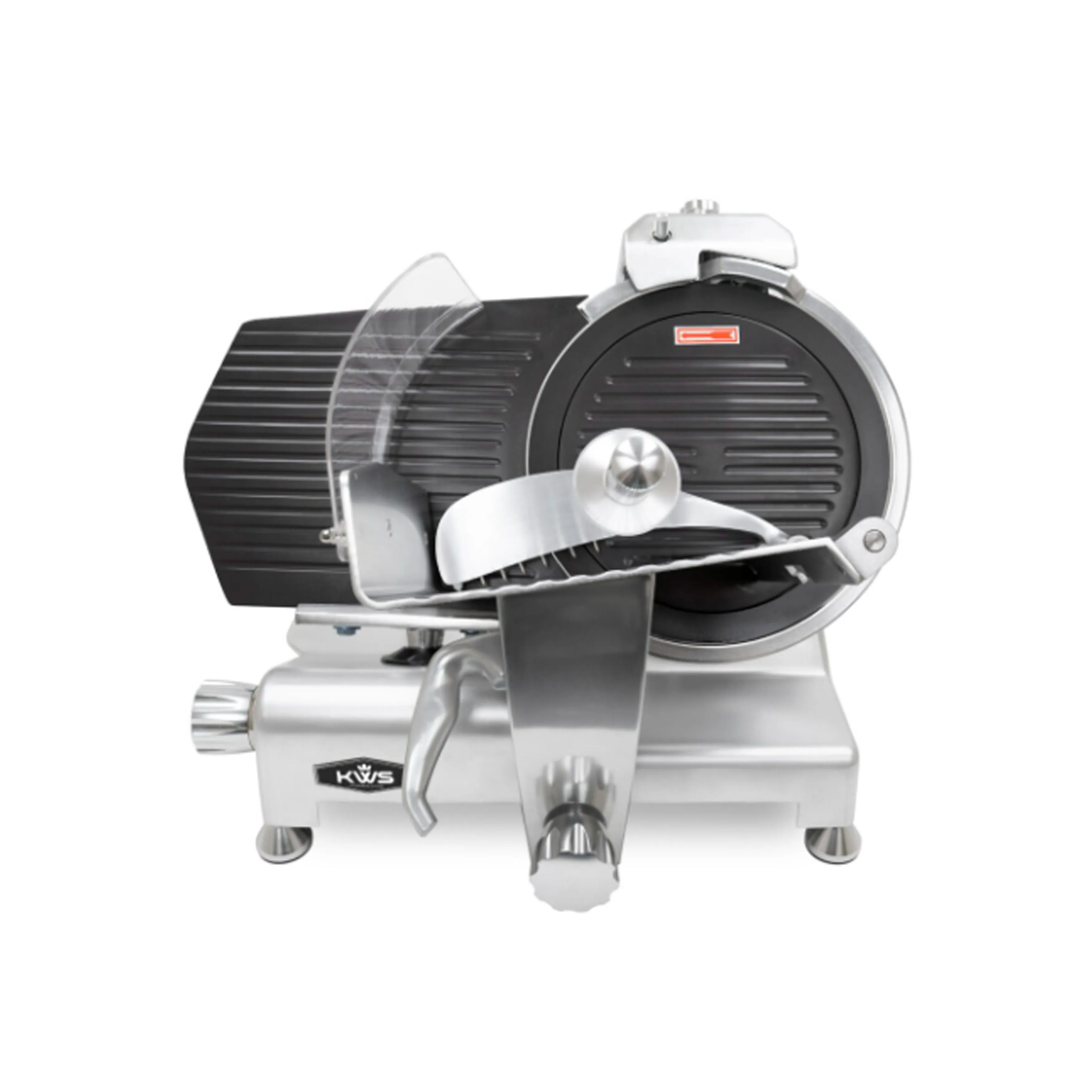 KWS - MS-12ET, Commercial 12?? Metal Collection Electric Meat Slicer with Non-sticky Teflon Blade