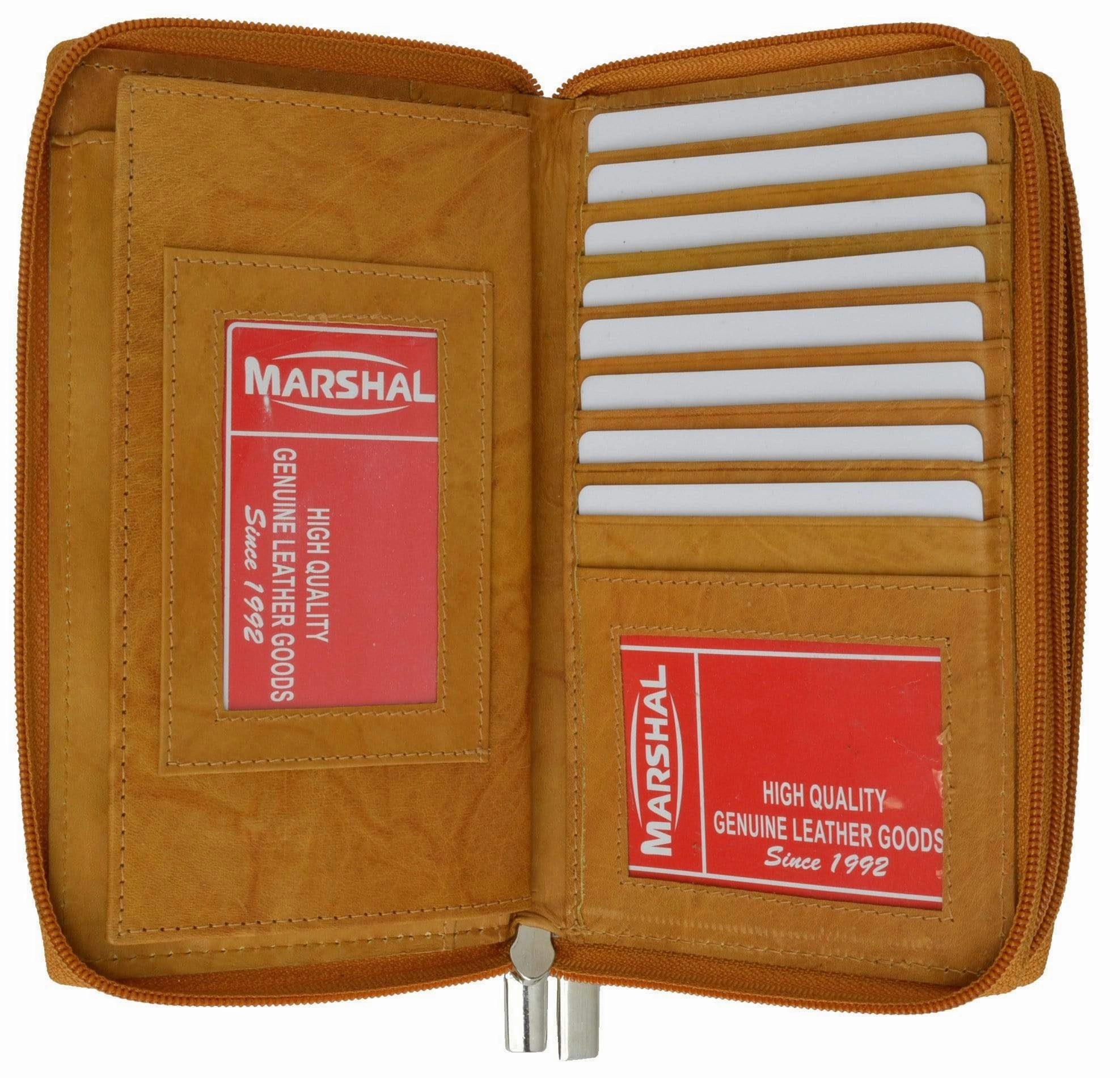 Clearance Event Today Today Only Steal Ladies Checkbook Organizer Genuine Leather Zip Around Clutch Wallet 4575 Cf (C)