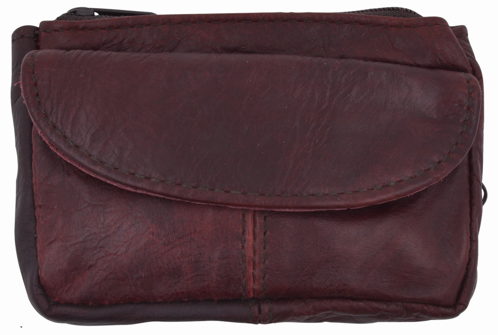 Todays Hot Savings Deal of the Day Ladies Leather Small Change Coin Purse W/Front Snap Pocket For Women