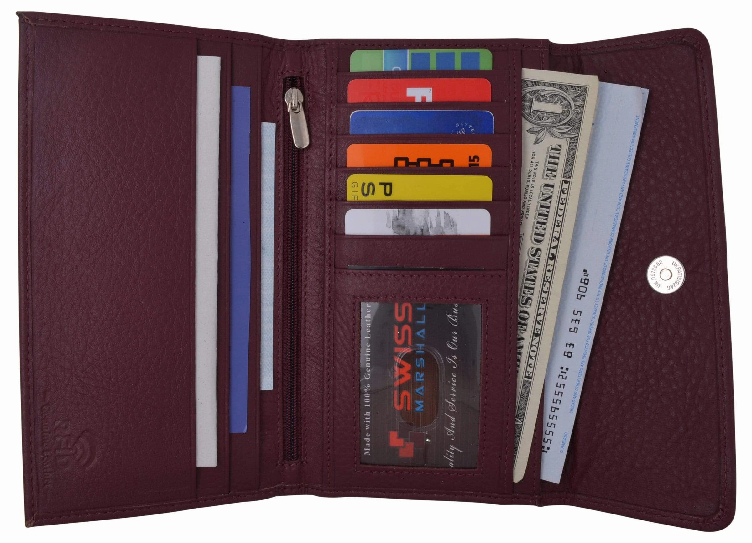 Limited Time Hot Deal Sweet Deal Today Ladies Rfid Blocking Genuine Leather Long Clutch Credit Card Id Wallet