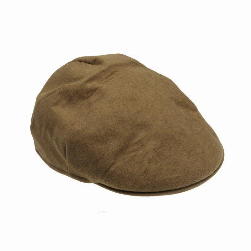 Laksen Broadland Balmoral Moleskin Mens Flat Cap - Bronze Daily Hot Deal