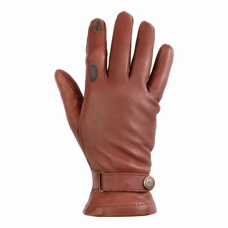 Special Savings Today Laksen Sutton Lambskin Cashmere Lined Shooting Gloves - Cognac