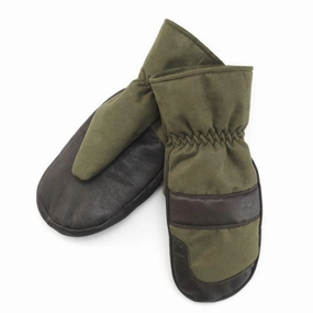 Flash Sale Alert Now Dont Miss Todays Deal Laksen Zermatt Waterproof Mittens - Green/Brown
