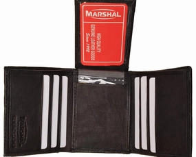 Save More Now Lambskin Leather Superb Quality Mens Id Card Credit Card Trifold Wallet 3455