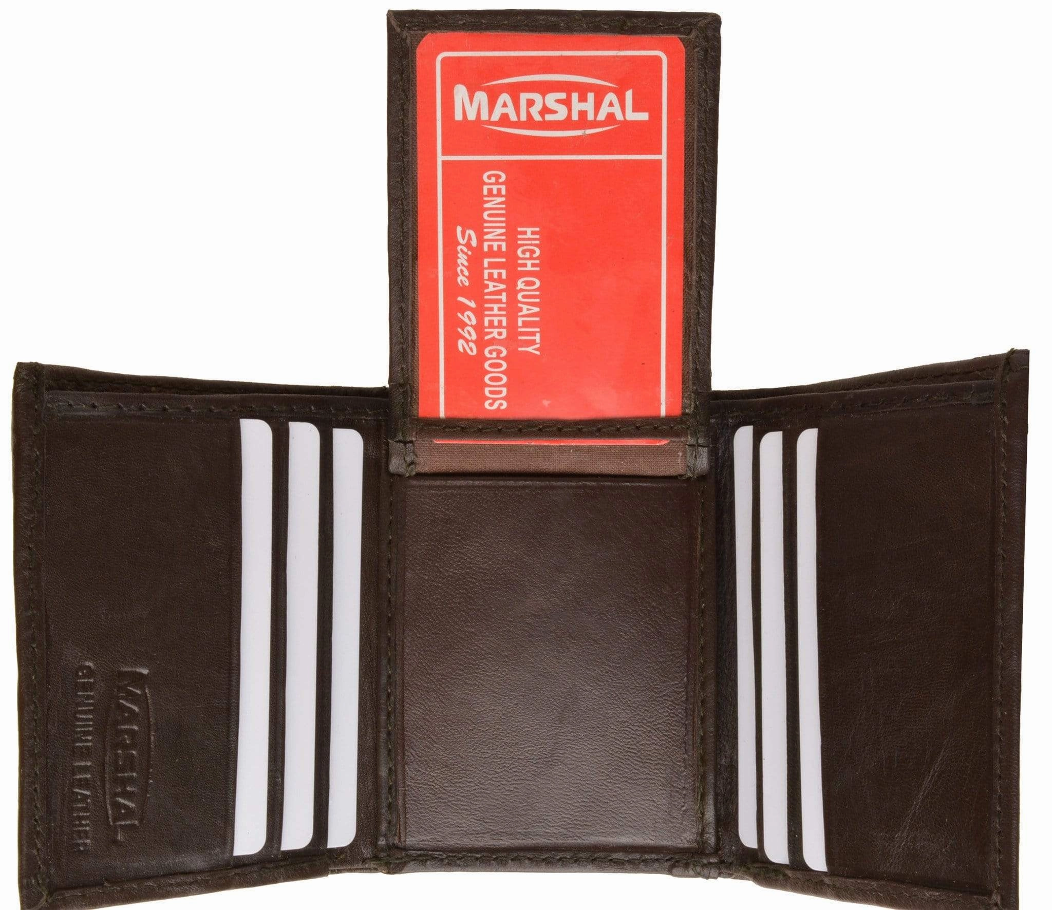 Daily Special Offer Unmissable Deal Today Lambskin Leather Superb Quality Mens Id Card Credit Card Trifold Wallet 3455