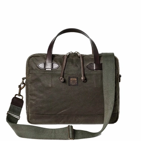 Shop the Best Deals Filson Tin Cloth Compact Briefcase Otter Green