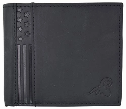 Rfid Wallets For Men Slim Bifold Genuine Leather Front Pocket Wallet With Id Window Surprise Offer Now