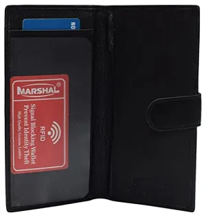 Clearance Blowout Leather Checkbook Cover Rfid Wallets For Women Duplicate Check Card Pen Holder