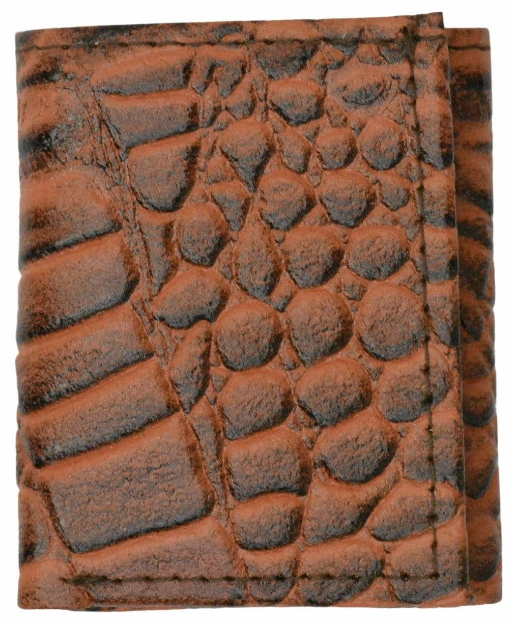 Limited Stock Hot Deal Best Deal Online Leather Children Trifold Wallet Kids Aliigator Print 71825 Cr