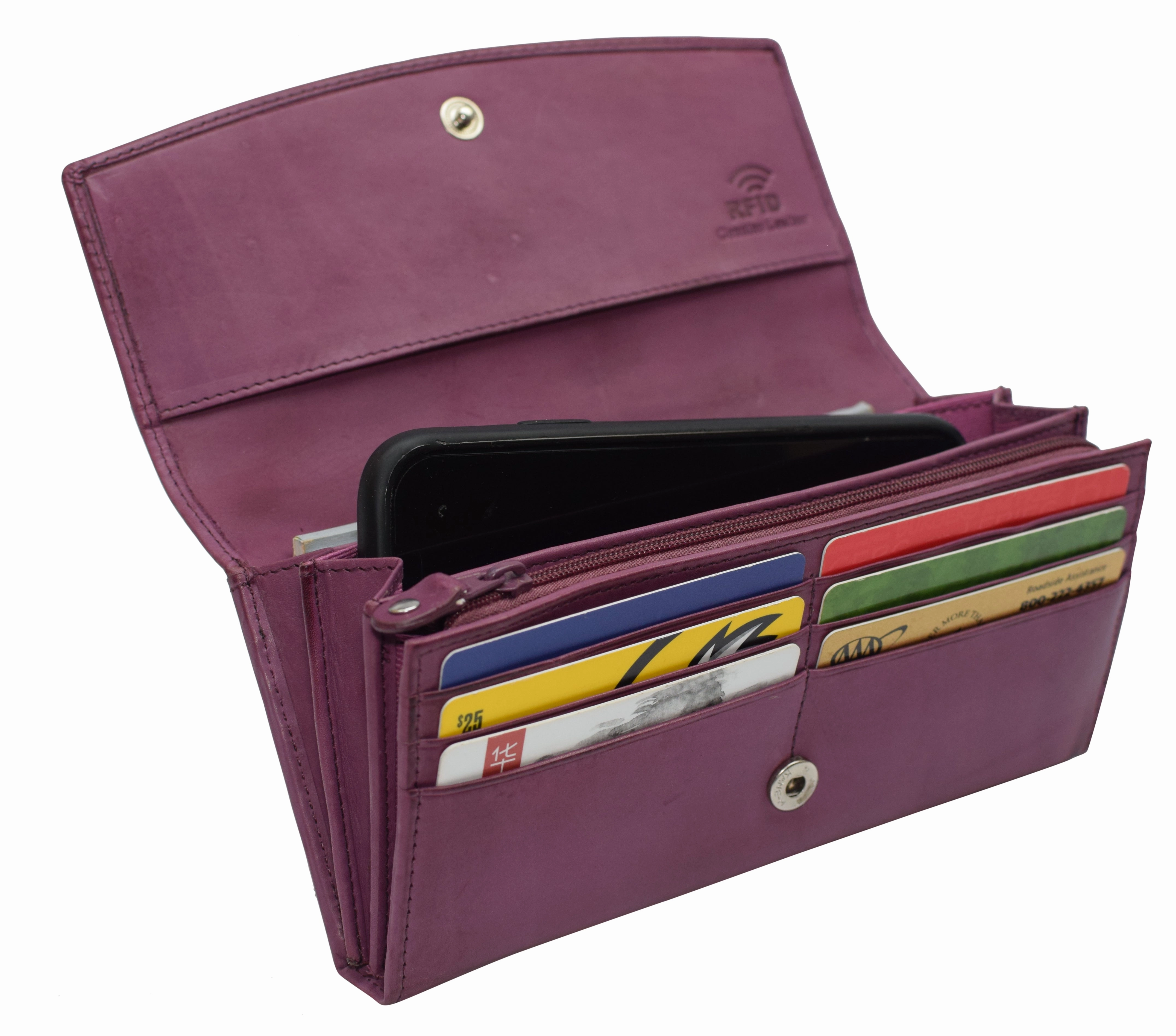 Online Exclusive Offer Steal Todays Offer Leather Flap Clutch Rfid Wallets For Women - Big Womens Wallet Accordion Purse Organizer Zip Coin Pouch For Women Gift