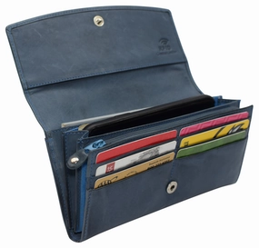 Online Exclusive Offer Leather Flap Clutch Rfid Wallets For Women - Big Womens Wallet Accordion Purse Organizer Zip Coin Pouch For Women Gift