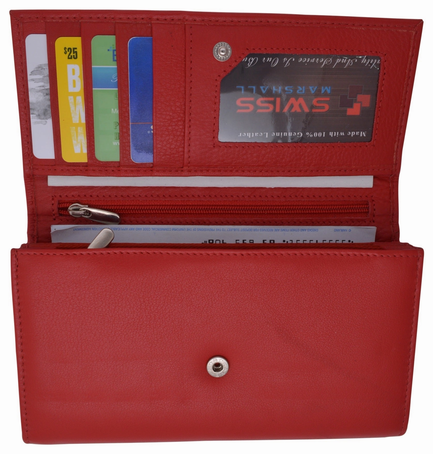 Hot Sale Frenzy Grab Save Today Leather Womens Wallet Ladies Clutch With Removable Checkbook Cover Rfid Blocking