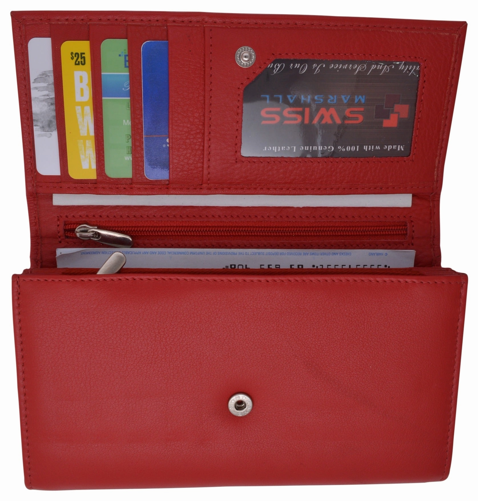Hot Sale Frenzy Grab Save Today Leather Womens Wallet Ladies Clutch With Removable Checkbook Cover Rfid Blocking