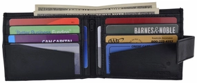 Sweet Deal Inside Save Today Event Leather Zippered Middle Pocket  Bifold Wallet With Snap Enclosure 1188