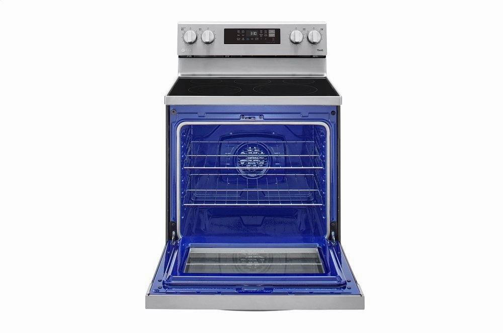 Lg LREL6323S 6.3 Cu Ft. Smart Wi-Fi Enabled Fan Convection Electric Range With Air Fry & Easyclean