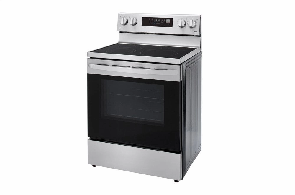 Lg LREL6323S 6.3 Cu Ft. Smart Wi-Fi Enabled Fan Convection Electric Range With Air Fry & Easyclean