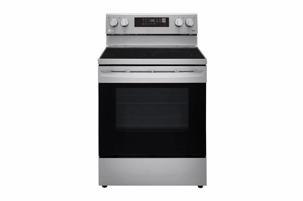 Lg LREL6323S 6.3 Cu Ft. Smart Wi-Fi Enabled Fan Convection Electric Range With Air Fry & Easyclean